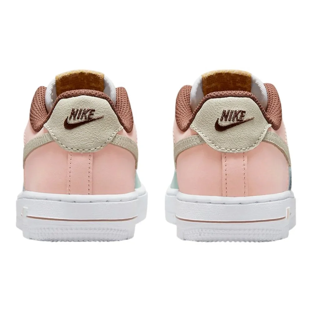 Nike Air Force 1 Low LV8 PS Shoes Sneakers DX3728-100 White Kids - Picture 9 of 10